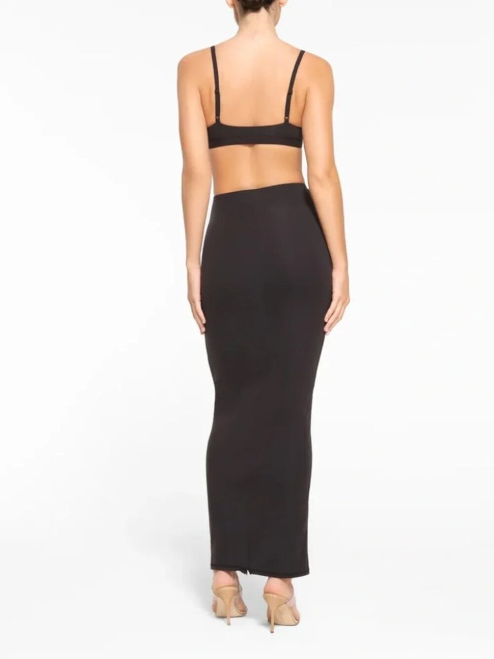 NWOT SKIMS Fit Everybody Long Skirt, Women's Size Medium, Onyx Black - Picture 4 of 8